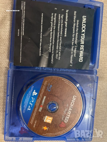 Uncharted 4 , снимка 2 - Игри за PlayStation - 54943818