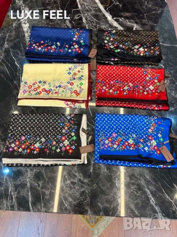 Louis VUITTON 🤍 Chanel 🤍Hermes 🤍Копринени Шалове , снимка 8 - Шалове - 54946452