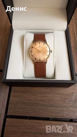 Junghans Vintage 14K (585) масивно злато • Cal. 620.50 • Юбилеен модел, снимка 3 - Мъжки - 55360133