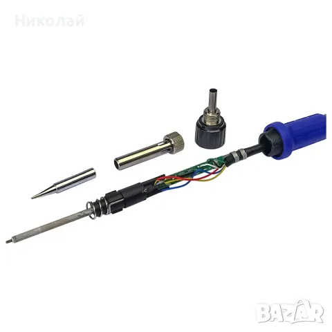 Станция за запояване WEP 939D+IV, поялник, дигитален дисплей, нагревателен елемент Hakko, 3 режима, снимка 9 - Друга електроника - 55294461