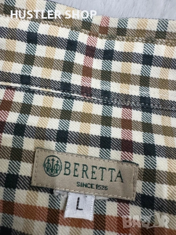 Мъжка ловна риза BERETTA. Размер L, снимка 4 - Ризи - 54139735