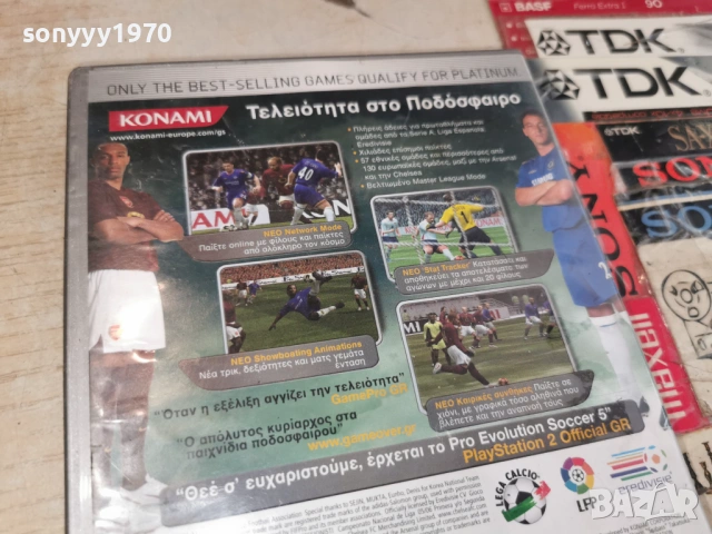 SONY PS2 GAME PRO EVOLUTION-SOCCER 5 1306262008H1E3R, снимка 16 - Игри за PlayStation - 54895830
