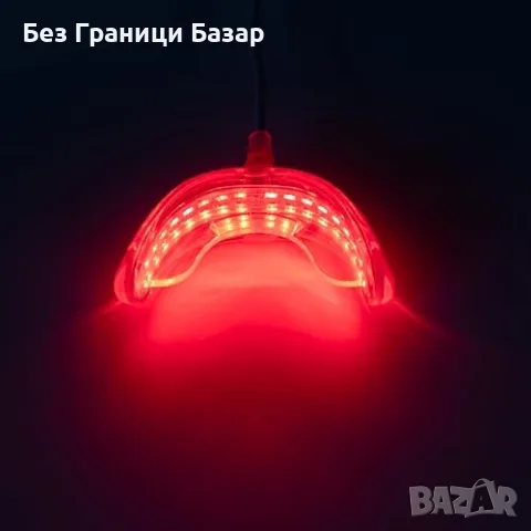Нова Червена светлина за венци и зъби, 32 LED, силиконов мундщук Пародонтална лампа 635 nm, снимка 6 - Други - 55581251