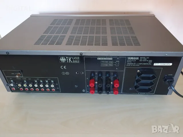 Усилвател YAMAHA  AX- 392, снимка 4 - Ресийвъри, усилватели, смесителни пултове - 55478129