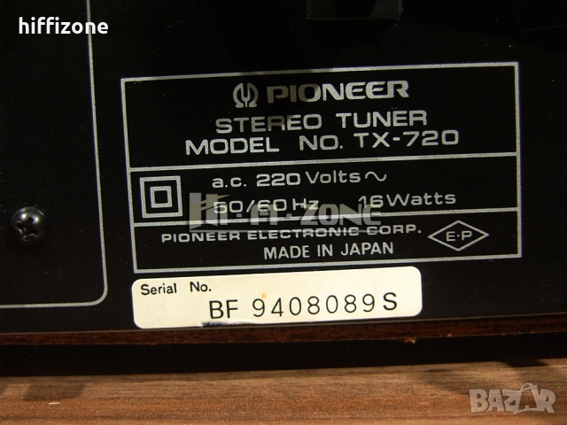 Тунер Pioneer tx-720, снимка 8 - Ресийвъри, усилватели, смесителни пултове - 54954618