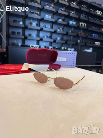 Очила + висок клас калъф + на марката кутия + сертификат + кърпичка Gucci cartier, снимка 2 - Слънчеви и диоптрични очила - 54485164
