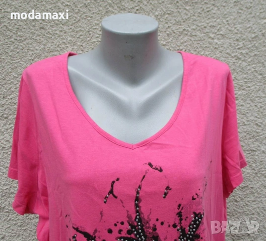 3XL /4XL Нова  блуза BPC в розово , снимка 2 - Туники - 55126600