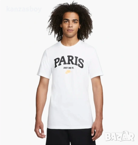 Nike Sportswear Paris Print T-Shirt - мъжка тениска р-р М, снимка 2 - Тениски - 54136737