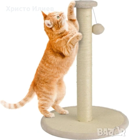 Катерушка за котки Играчка за коте драскалка с топче