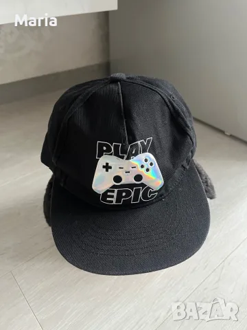 Комплект 4 детски шапки с козирка – PlayStation, Batman, Tommy Hilfiger и Play Epic, снимка 2 - Други - 55407724