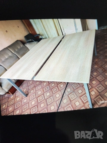 Продавам двойно работно бюро. , снимка 2 - Бюра - 54448734