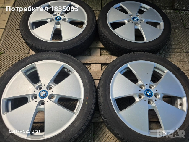 Лети джанти 19ки 5х112 BMW i3 + зимни гуми , снимка 2 - Гуми и джанти - 54508372