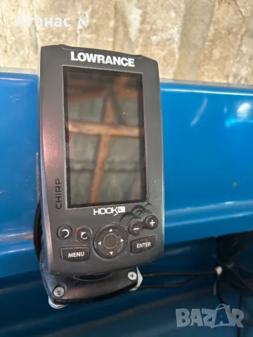 LOWRANCE Hook-4 CHIRP Combo (BG Menu) - Сонар с GPS