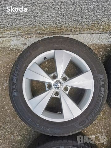 джанти Skoda 16 5x112 , снимка 5 - Гуми и джанти - 54812445