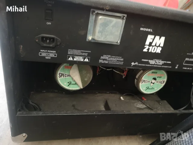 Усилвател за китара, кубе Fender FM 210R , снимка 6 - Китари - 55587677