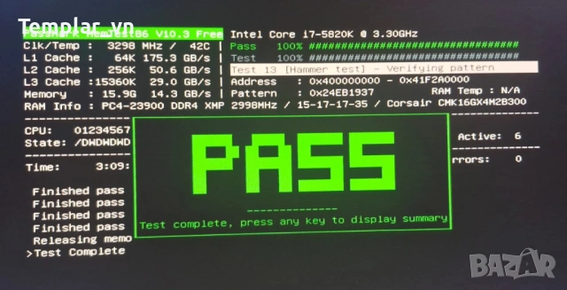 Corsair Vengeance LPX 2x8 DDR4 3000, снимка 3 - RAM памет - 52525256