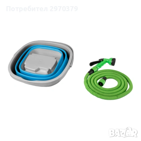Сгъваема кофа с вградена помпа, снимка 2 - Уикенд почивки и екскурзии - 55047239