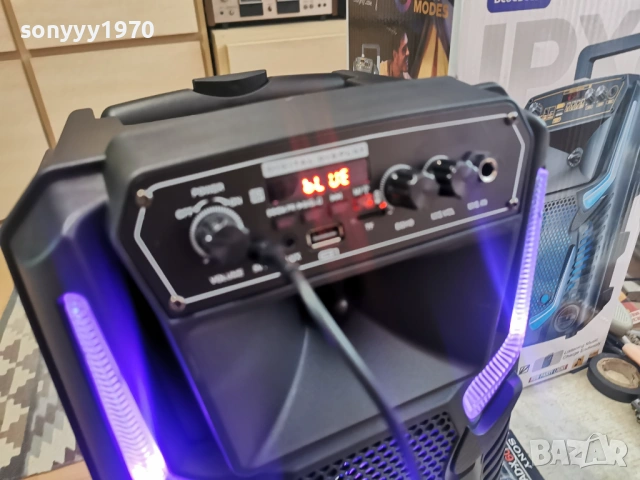ТОНКОЛОНА С БЛУТУТ МИКРОФОН И ДИСТАНЦИЯ 0205261725, снимка 5 - Bluetooth тонколони - 54390465