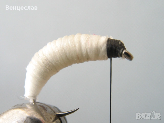 Изкуствени мухи - ларва, снимка 12 - Стръв и захранки - 55057389