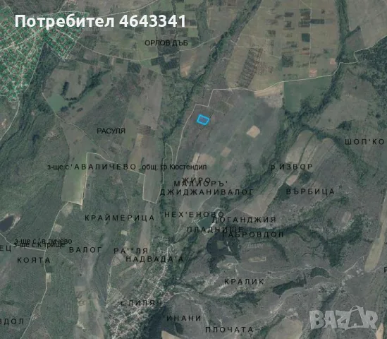 земеделска земя в землището на село Лиляч