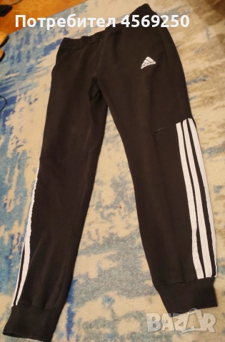 Оригинален Мъжки Долен Анцуг Adidas, Черен, РазмерМ, ТОП СТИЛ, снимка 4 - Панталони - 54392925