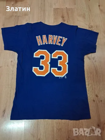 New York Mets # M синя тениска , снимка 4 - Тениски - 55426905