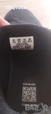 Детски черни маратонки Puma/Пума 34номер, снимка 5 - Детски маратонки - 54922688