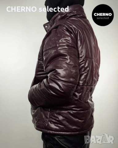 H&M x EDITION BY JOHN BOYEGA 2-в-1 мъжко пуфер яке • елек от еко кожа – лимитирана серия – L•XL, снимка 12 - Якета - 54031813