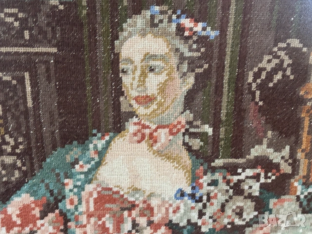 Гоблен "Мадам Помпадур", снимка 8 - Гоблени - 54189947