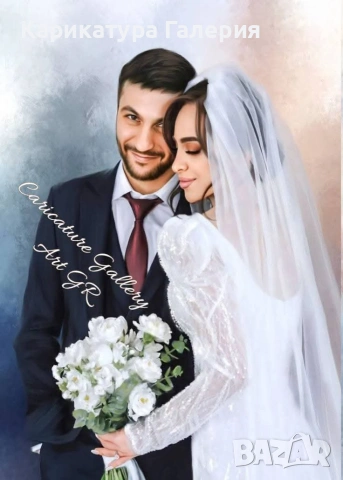 Карикатура 🎁Портрет 🌸 Подарък💥 Имен ден 💯 Юбилей 🌟 Рожден Ден ❣️, снимка 5 - Други услуги - 54961020