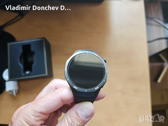 Huawei Watch GT 5 Pro (46mm, Black) - Титаниев корпус, състояние като нов, снимка 3 - Смарт гривни - 54890847