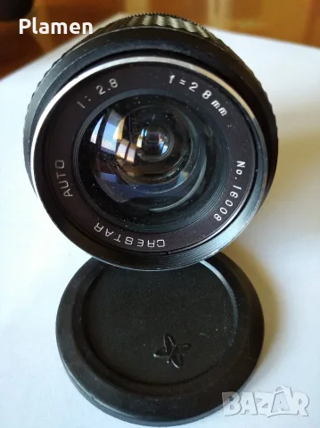 Crestar auto-lens, 28mm/f2,8, M42, 