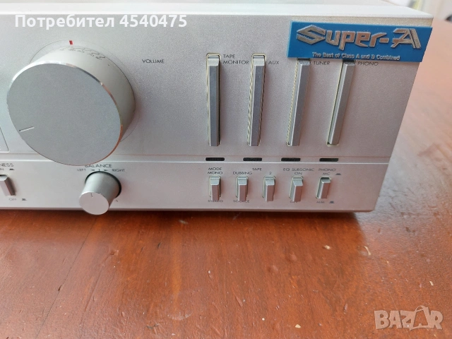 Усилвател JVC A-X4, снимка 3 - Ресийвъри, усилватели, смесителни пултове - 54573457