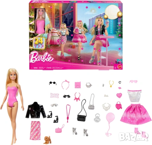 Кукла Barbie Doll Holiday Advent Calendar, снимка 2 - Кукли - 54944148