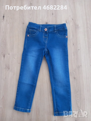 Детски дънки Zara / Зара + ПОДАРЪК преходно якенце, снимка 4 - Детски панталони и дънки - 54628971