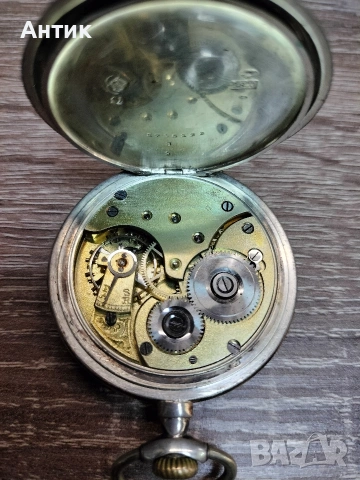 Omega часовник сребро 800, снимка 7 - Антикварни и старинни предмети - 54726822