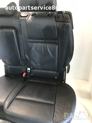 Задна седалка черна кожа за BMW X5 E70 (2007-2010), снимка 3 - Части - 55376572