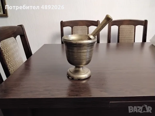 Масивен месингов хаван с чукало