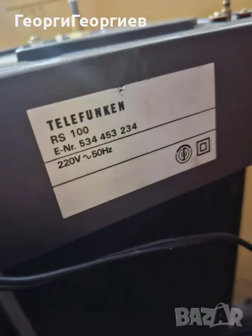 Telefunken rs 100........, снимка 4 - Грамофони - 55678646