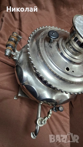 Уникален Самовар Русия империя 1870 Завод Тула, снимка 7 - Антикварни и старинни предмети - 53965561