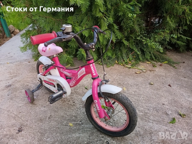 детско колело за момиче 12 цола, снимка 3 - Детски велосипеди, триколки и коли - 54625994