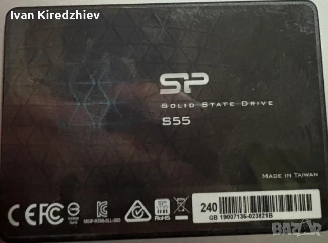 SSD Silicon Power S55 240GB SATA – 99% здраве
