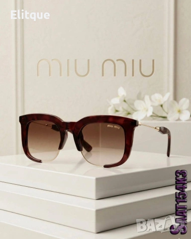 слънчеви очила с калъф miu miu , снимка 6 - Слънчеви и диоптрични очила - 54220580