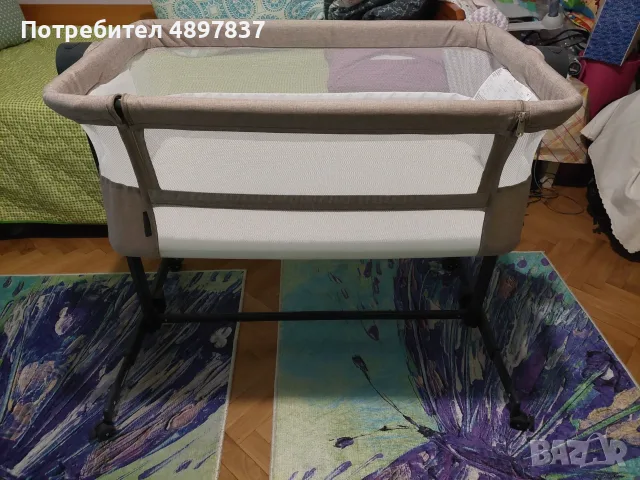 Като нова Бебешка кошара KinderKraft Neste Up 2 light grey