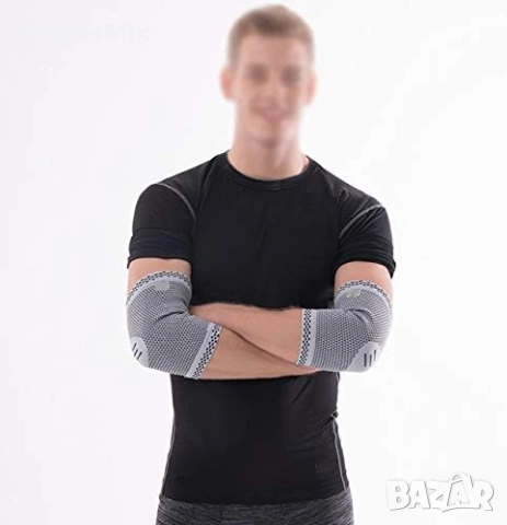 Еластична компресионна ортеза за лакът Amashr 2броя S M L Налакътник Тенис лакът ортеза