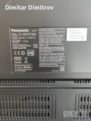 Panasonic TX-49CX740E (49" / 4K Ultra HD / IPS Panel) – Всички екстри + 2 дистанционни, снимка 3 - Телевизори - 55649130