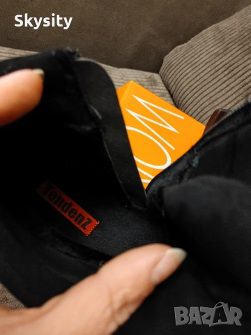 Нови!Tendenz Дамски боти/ботуши черни, снимка 5 - Дамски боти - 53971858