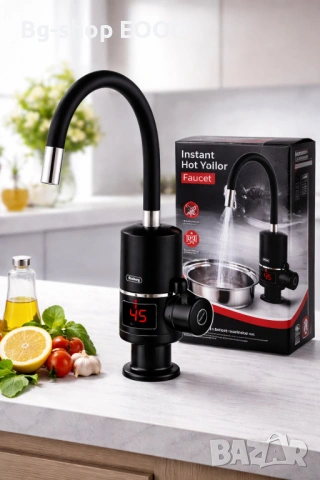 Нагревател за вода Rosberg, За плот или Стена, Гъвкав силиконов маркуч, Черен