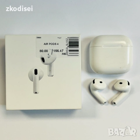 Bluetooth слушалки AIR PODS 4GEN