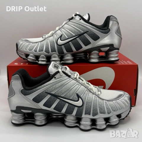!НОВИ! Nike Shox TL | Metallic Silver | + КУТИЯ